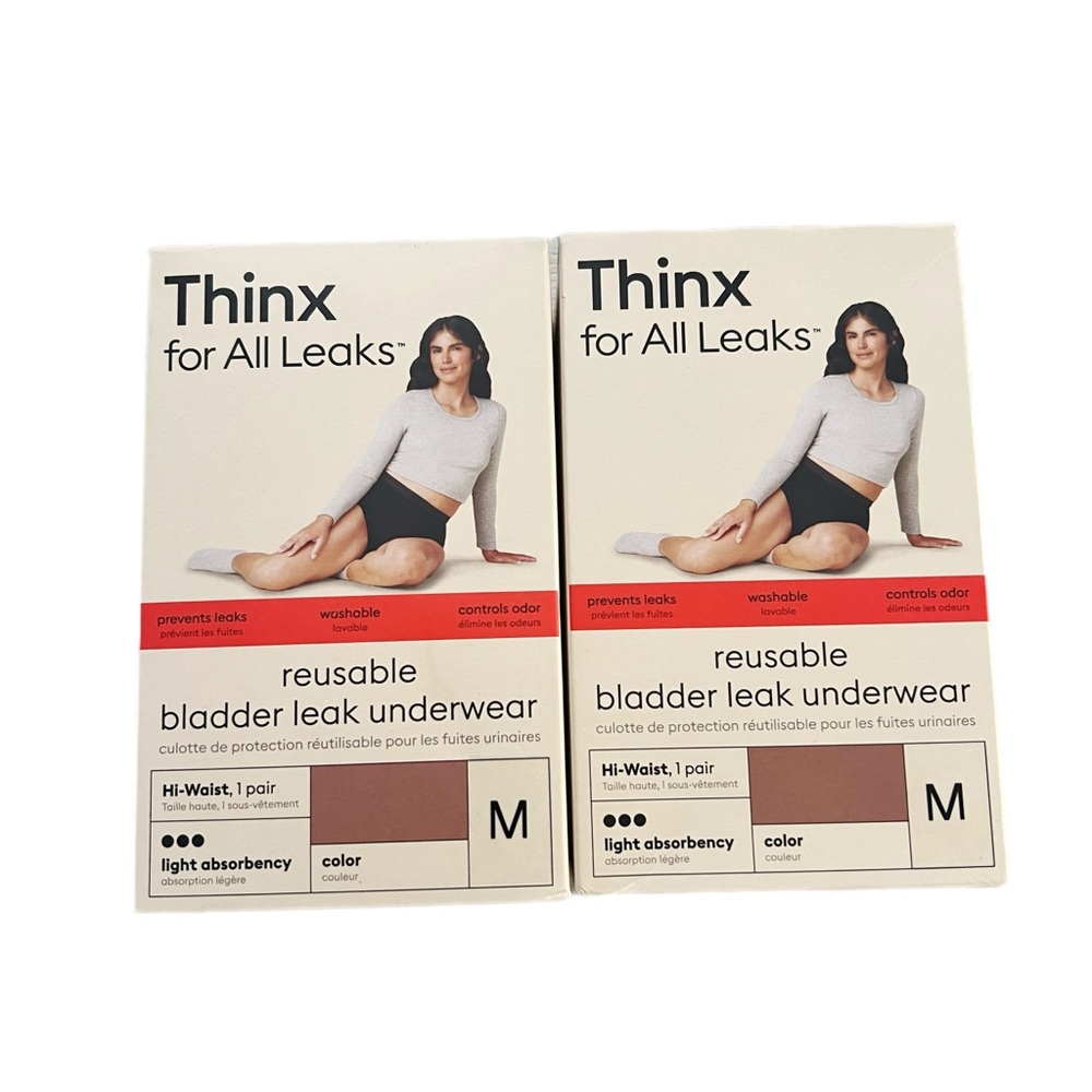 Thinx for All Leaks prevent leaks washable reusable bladder leak underwear 2pack - Picture 4 of 5